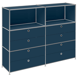 Artikelbild 1 für viasit Sideboard System4, 86327 violettblau 152,9 x 40,4 x 118,2 cm, 1 St., Artikelnummer 502056