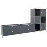 Artikelbild 1 für viasit Sideboard System4, 83904 anthrazit 227,9 x 40,4 x 118,2 cm, 1 St., Artikelnummer 504262