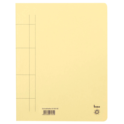 Artikelbild für bene Schnellhefter Karton gelb DIN A4, 25 St., Artikelnummer 600544