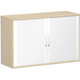 Artikelbild 1 für geramöbel Flex Rollladenschrank ahorn, silber 1 Fachboden 120,0 x 42,5 x 79,8 cm, Artikelnummer 876957