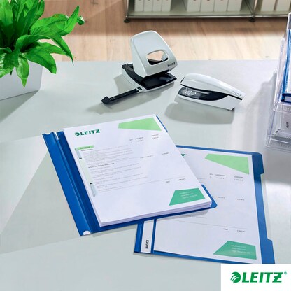 Artikelbild 10 für LEITZ Schnellhefter 4191 Kunststoff blau DIN A4, 1 St., Artikelnummer 257909