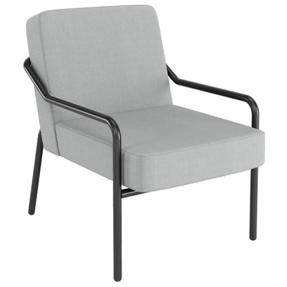 Artikelbild für medso powered by PAPERFLOW Sessel MEDSO M grau schwarz Stoff 58,0 x 74,3 x 73,6 cm, 1 St., Artikelnummer 522249