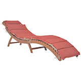 Artikelbild 1 für Garden Pleasure Sonnenliege Nassau braun Holz, Artikelnummer 129268