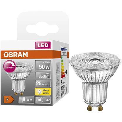 Artikelbild 2 für OSRAM LED-Lampe SUPERSTAR PAR16 GU10 4,5 W matt, 1 St., Artikelnummer 787207