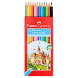 Artikelbild 1 für FABER-CASTELL CASTLE Buntstifte farbsortiert, 12 St., Artikelnummer 685529