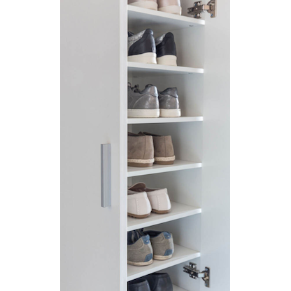 Artikelbild 8 für WOHNLING Schuhschrank, WL5.269 weiß 6 Fachböden 55,0 x 35,0 x 108,0 cm, Artikelnummer 906414