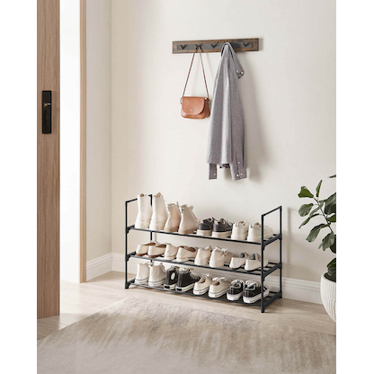 Artikelbild 6 für SONGMICS Schuhregal schwarz 92,0 x 30,0 x 55,0 cm, 1 St., Artikelnummer 260879