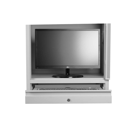 Artikelbild 10 für Gürkan PC-Schrank grau, Artikelnummer 564652