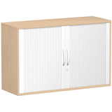Artikelbild 1 für geramöbel Flex Rollladenschrank buche, silber 1 Fachboden 120,0 x 42,5 x 72,0 cm, Artikelnummer 876990