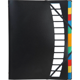 Artikelbild 1 für BRUNNEN Ordnungsmappe 12 Fächer schwarz, 1 St., Artikelnummer 926218
