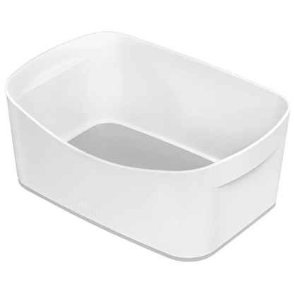 Artikelbild für LEITZ MyBox Aufbewahrungsbox 3,0 l perlweiß/grau 24,6 x 16,0 x 9,8 cm, 1 St., Artikelnummer 403232