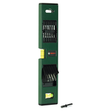Artikelbild 1 für BOSCH Bit-Set in Wasserwaage integriert, 17-teilig, Artikelnummer 208136