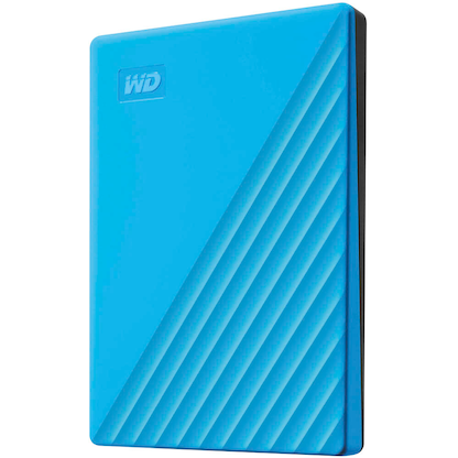 Artikelbild 4 für Western Digital My Passport 2 TB externe HDD-Festplatte blau, schwarz, Artikelnummer 941125