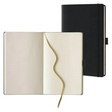 Artikelbild 1 für Lediberg Notizbuch Tucson ca. DIN A5 kariert, schwarz Hardcover 240 Seiten, 1 St., Artikelnummer 339655