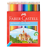 Artikelbild 1 für FABER-CASTELL CASTLE Buntstifte farbsortiert, 24 St., Artikelnummer 685537