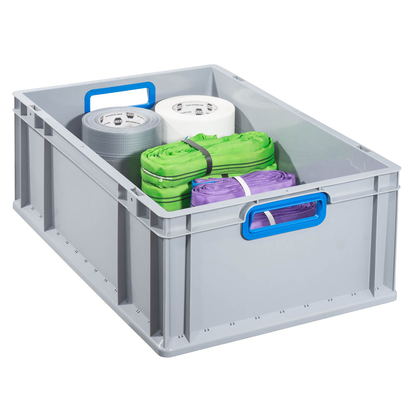 Artikelbild für Allit ProfiPlus Eurobox grau, blau 40,0 x 60,0 x 22,0 cm, 1 St., Artikelnummer 837296