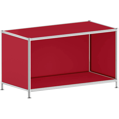 Artikelbild für viasit Aktenregal System4 rubinrot 77,9 x 40,4 x 43,2 cm, 1 St., Artikelnummer 502157