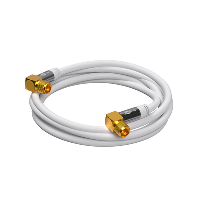 Artikelbild 3 für goobay F-Stecker SAT-Kabel 10,0 m weiß, 1 St., Artikelnummer 656159