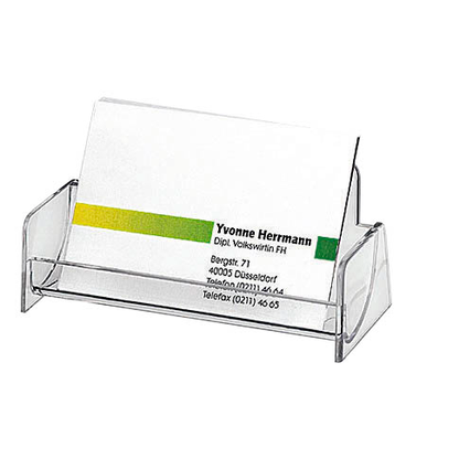 Artikelbild 2 für SIGEL Visitenkartenhalter glasklar, für bis zu 50 Visitenkarten, Artikelnummer 421164