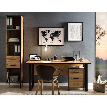 Artikelbild 4 für MÖBELPARTNER 2000 Rollcontainer landhaus-eiche 3 Auszüge 40,2 x 39,0 x 57,0 cm, Artikelnummer 183952