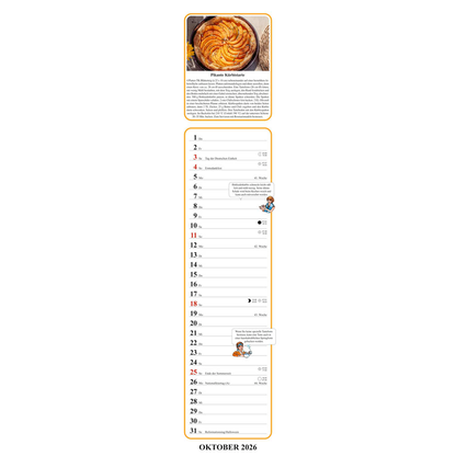 Artikelbild 11 für Streifenkalender Tante Claras Küchenkalender 2026, 1 St., Artikelnummer 551537