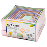 Artikelbild 1 für folia PASTELL Geschenkboxen-Set bunt, 12 St., Artikelnummer 418572