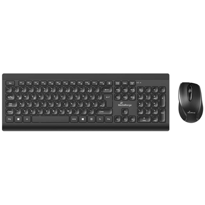 Artikelbild für MediaRange MROS104 Tastatur-Maus-Set kabellos schwarz, Artikelnummer 240592