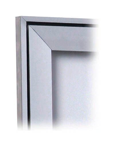 Bi-Office Schaukasten Vitrine – Korkoberfläche, Für 9x DIN A4, Silberner Alurahmen, Abschließbar, 71x97 Cm