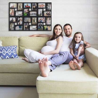 Artikelbild 4 für relaxdays Collage-Bilderrahmen schwarz 86,0 x 57,0 cm, 1 St., Artikelnummer 521603