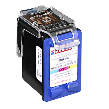 Artikelbild 3 für edding EDD-163 color Druckerpatrone kompatibel zu HP 22 (C9352AE), Artikelnummer 108118