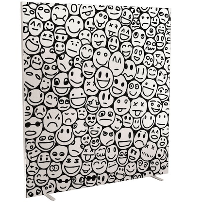 Artikelbild für PAPERFLOW Trennwand easyScreen Business, 62287 bunt 160,0 x 173,4 cm, 1 St., Artikelnummer 205597