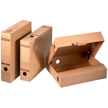 Artikelbild für LEITZ Archivboxen 6084 braun 7,0 x 26,5 x 32,5 cm, 10 St., Artikelnummer 665968