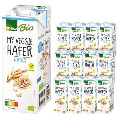Artikelbild für EDEKA Bio Natur Bio-Haferdrink 12x 1,0 l, Artikelnummer 752457