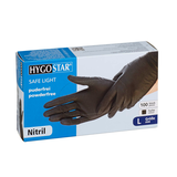 Artikelbild 1 für HYGOSTAR unisex Einmalhandschuhe SAFE LIGHT schwarz Größe L, 100 St., Artikelnummer 759696