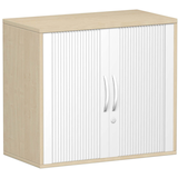 Artikelbild 1 für geramöbel Flex Rollladenschrank ahorn, silber 1 Fachboden 80,0 x 42,5 x 72,0 cm, Artikelnummer 875864