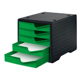 Artikelbild 1 für styro Schubladenbox styroswingbox gecko 275-8430.5191, DIN A4 mit 5 Schubladen, 1 St., Artikelnummer 660272