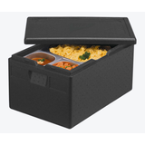 Artikelbild 1 für STARPAK Thermobox für Essen schwarz 39,0 l, 1 St., Artikelnummer 465611