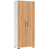 Artikelbild 1 für GERMANIA Aktenschrank Profi 3.0, 4250-559 weiß, grandson-eiche 4 Fachböden 80,0 x 40,0 x 200,0 cm, Artikelnummer 386338