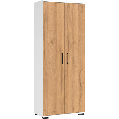 Artikelbild für GERMANIA Aktenschrank Profi 3.0, 4250-559 weiß, grandson-eiche 4 Fachböden 80,0 x 40,0 x 200,0 cm, Artikelnummer 386338