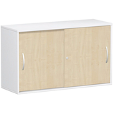 Artikelbild 1 für geramöbel Schiebetürenschrank Flex, S-312153-AW weiß, ahorn 1 Fachboden 120,0 x 42,5 x 72,0 cm, Artikelnummer 876856