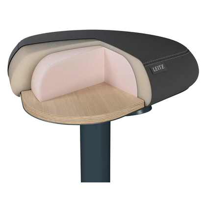 Artikelbild 5 für LEITZ Hocker Ergo Active 65440085 grau, 1 St., Artikelnummer 401527