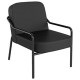 Artikelbild 1 für medso powered by PAPERFLOW Sessel MEDSO M Rund schwarz Kunstleder 58,0 x 74,3 x 73,6 cm, 1 St., Artikelnummer 522407