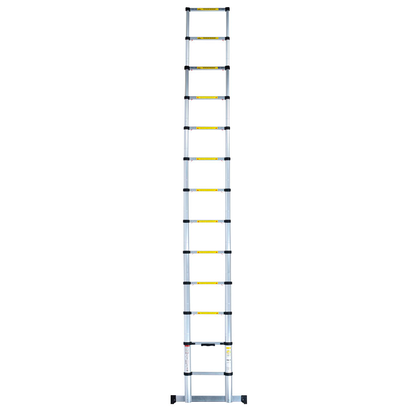 Artikelbild für pavo Teleskopleiter silber 12 Sprossen, H: 380,0 cm, Artikelnummer 257699