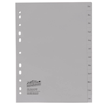 Artikelbild 1 für office discount Ordnerregister DIN A4 Vollformat Dez.-Jan. grau 12-teilig, 1 Satz, Artikelnummer 357673