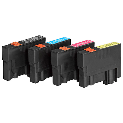 Artikelbild 3 für edding EDD-415 schwarz, cyan, magenta, gelb Druckerpatronen kompatibel zu EPSON T1295L, 4er-Set, Artikelnummer 280685