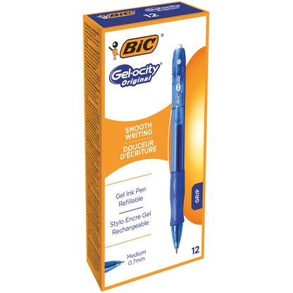 Artikelbild 2 für BIC Gel-ocity Gelschreiber blau/transparent 0,3 mm, Schreibfarbe: blau, 12 St., Artikelnummer 858314