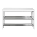 Artikelbild 1 für HAKU Möbel Schuhbank 95331 chrom Holz 81,0 cm, Artikelnummer 558431