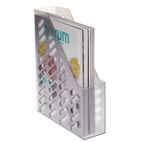 Artikelbild 1 für Stehsammler 1601-T-69D grau-transparent Kunststoff, DIN A4, 1 St., Artikelnummer 831703