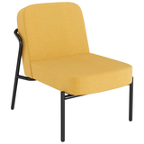 Artikelbild 1 für medso powered by PAPERFLOW Sessel MEDSO S Rund gelb schwarz Stoff 58,0 x 74,3 x 73,6 cm, 1 St., Artikelnummer 522142