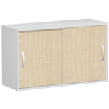 Artikelbild 1 für geramöbel Schiebetürenschrank Flex, S-312153-AL lichtgrau, ahorn 1 Fachboden 120,0 x 42,5 x 72,0 cm, Artikelnummer 877105